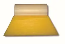 [TLS-3007-03] Tube Squeegee / Yellow Medium / With Handle (3 Inch)